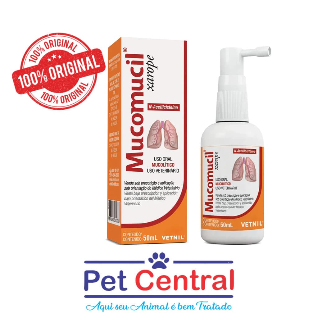 Mucomucil Xarope 50 Ml - Vetnil