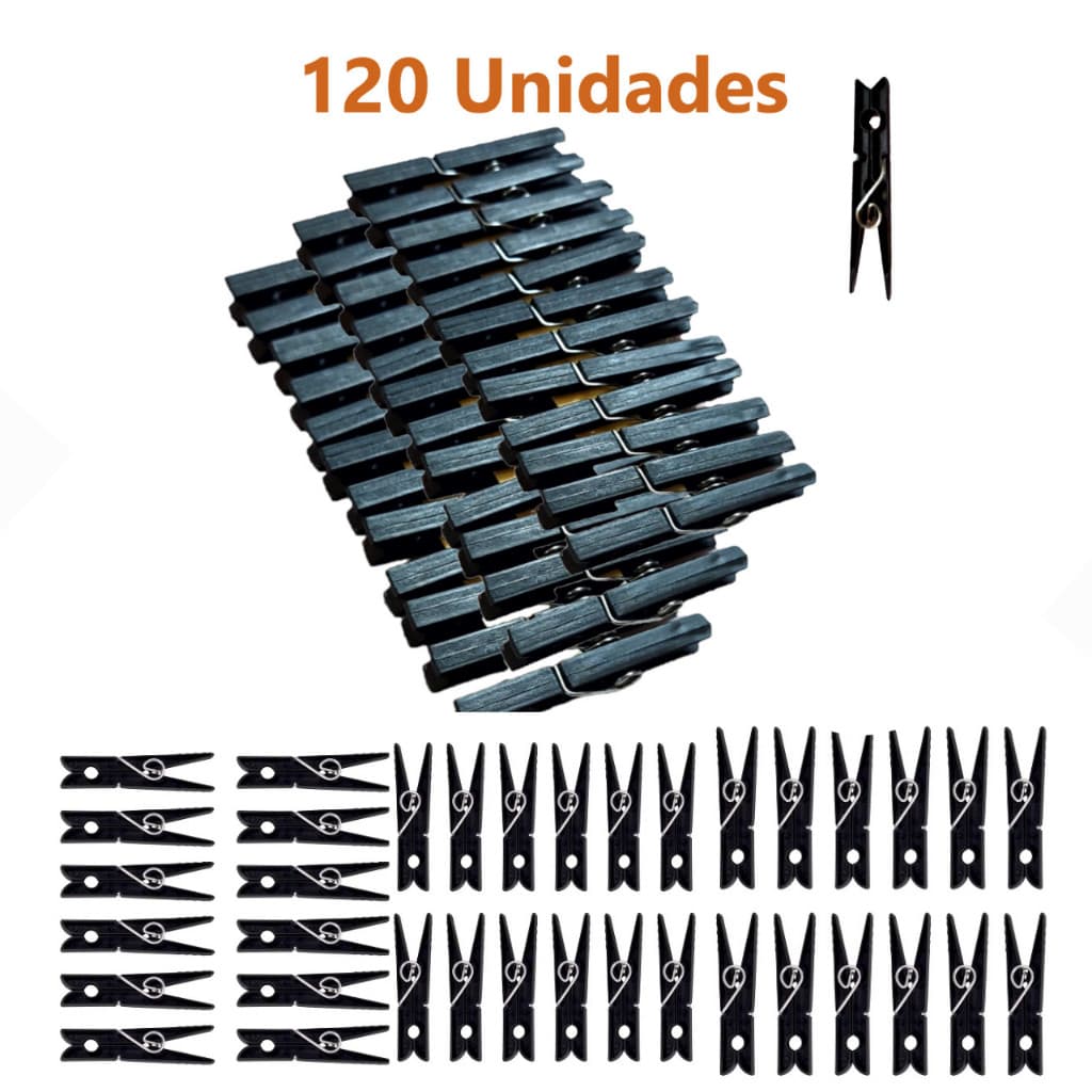 KIT ate 120 prendedor pregador plástico de roupa super resistente otima qualidade