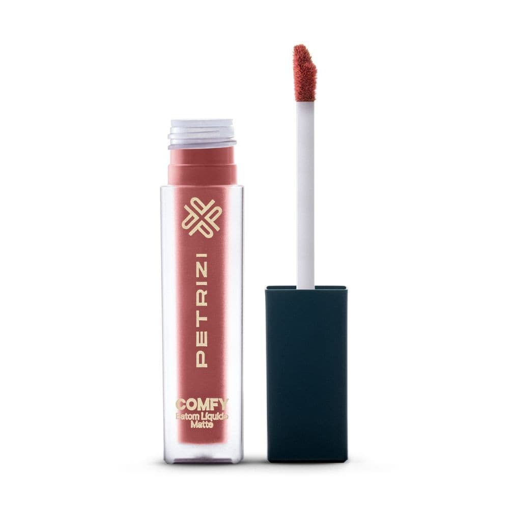 Batom Líquido Comfy Petrizi Rosa Queimado 4,5ml
