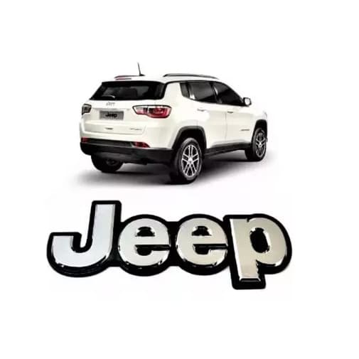 EMBLEMA MALA JEEP COMPASS 17/21 (GENUÍNO)