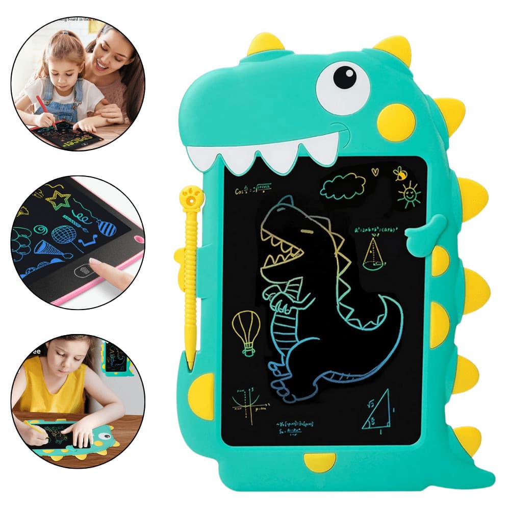 Tablet Infantil De Desenhar  Lousa Magica Grande Quadro Mágico Criança Bebê Menino Menina Dinossauro Dino Trem Peixe Esc