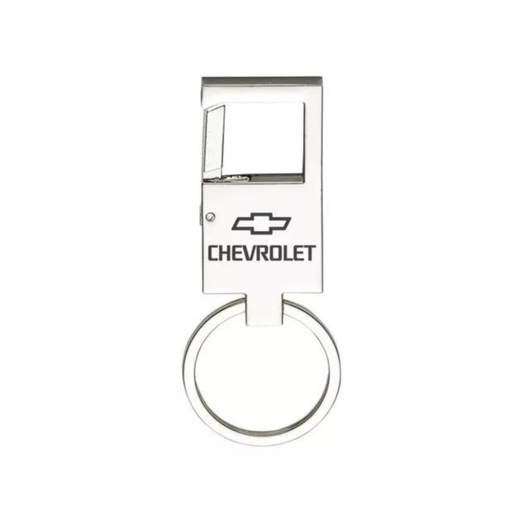 Chaveiro Para Chevrolet Metal Espelhado Mosquetão  - E