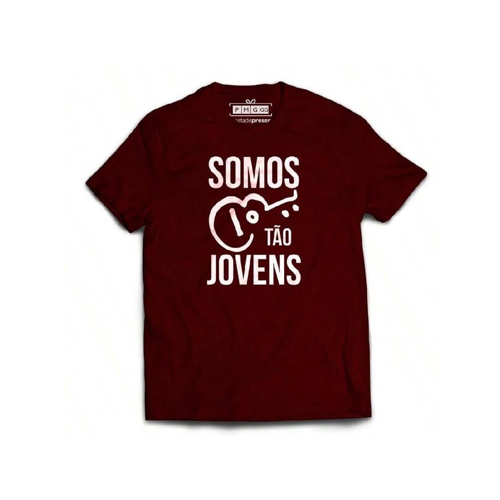 Camiseta Camisa Somos Tão Jovens Legião Urbana Tempo Perdido