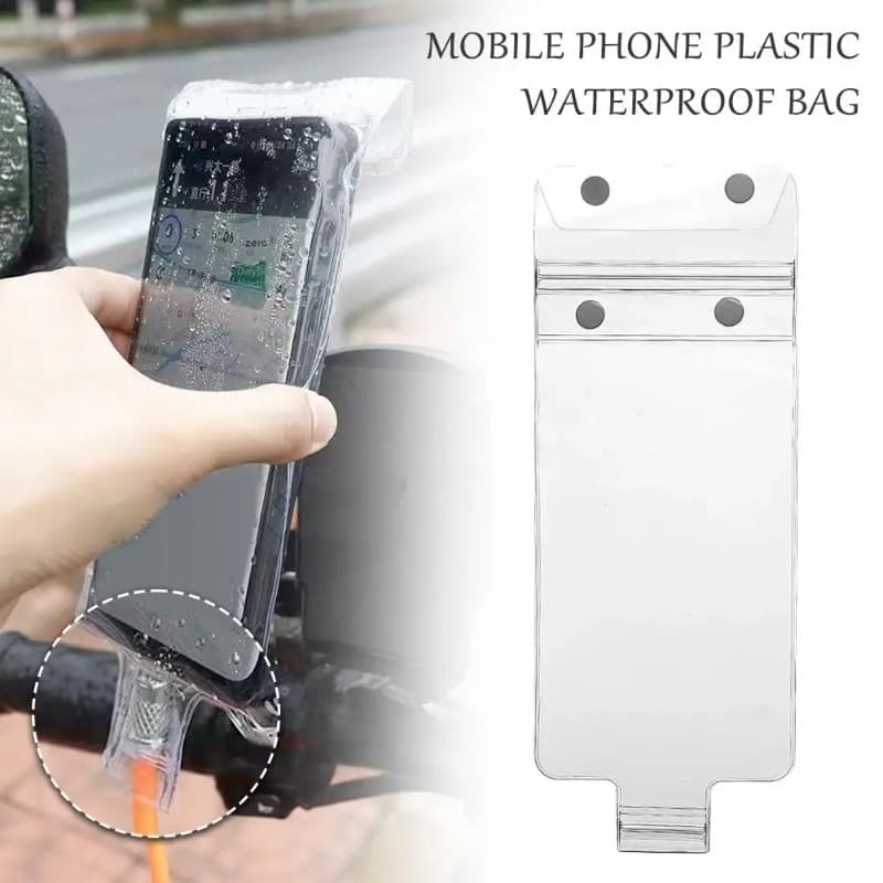 Bolsa Transparente À Prova D'água Para Celular , Universal , PVC , Tela Sensível Ao Toque , Capa De Poeira