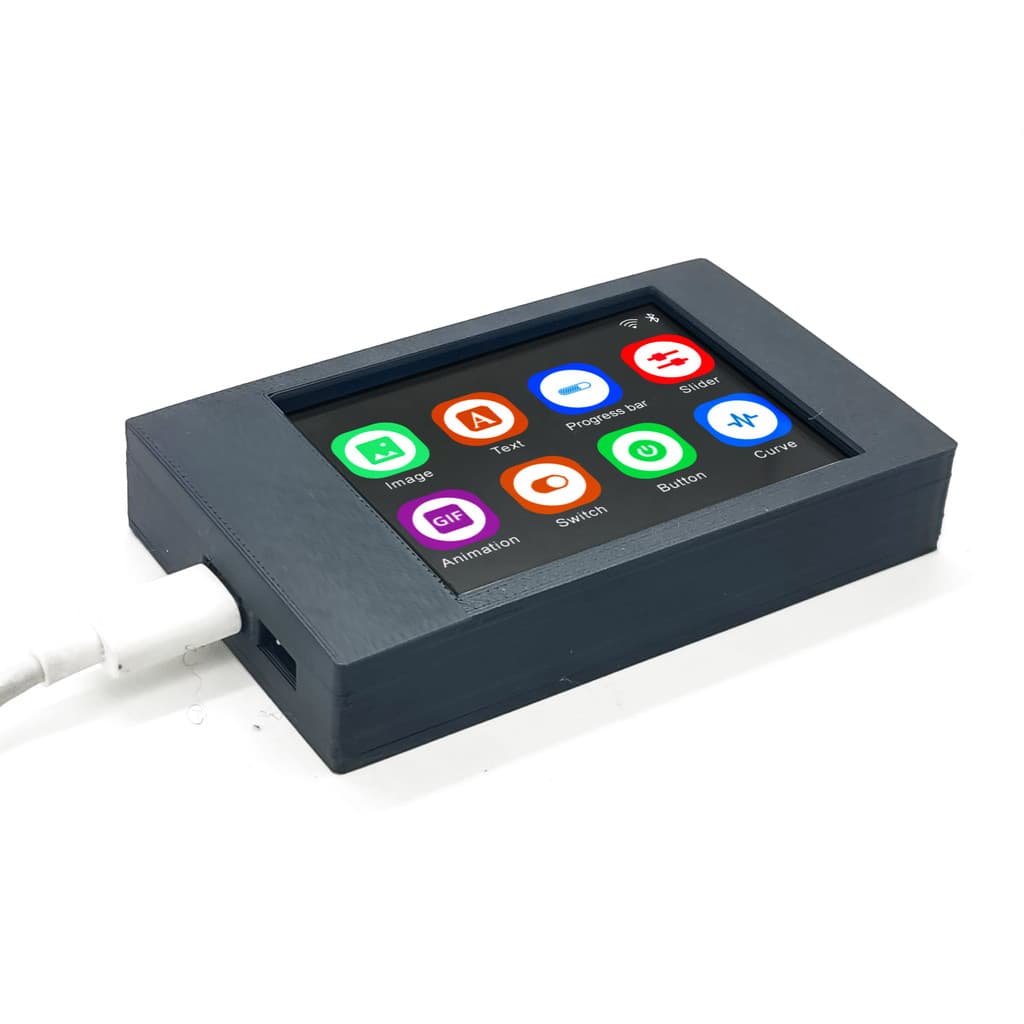 Placa Desenvolvimento Esp32 Display 3,5 Pol Touch + Case 3D