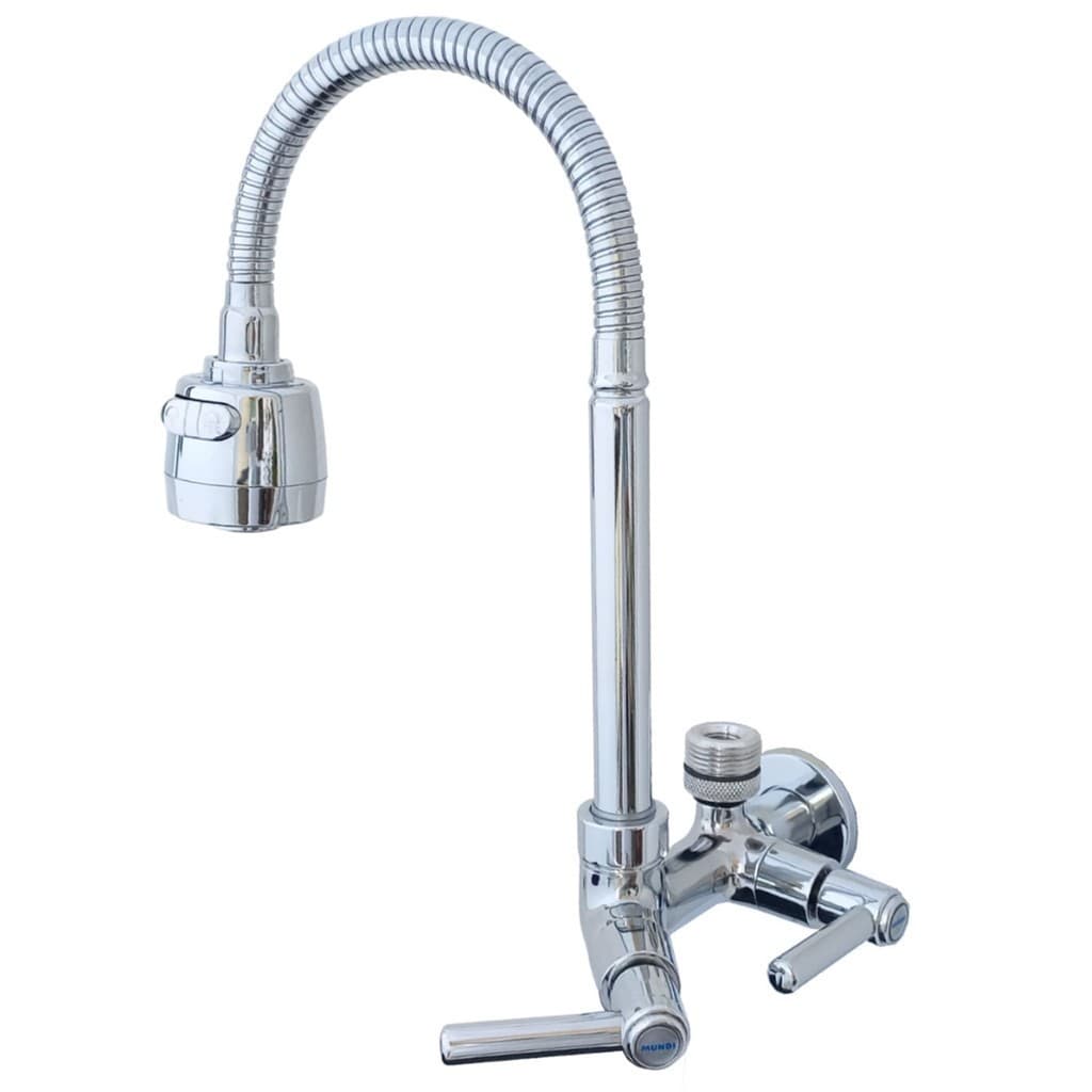 Torneira  MAQUINA DE LAVAR LOUÇA PAREDE COM ROSCA 3/4" OU FILTRO EM ABS - 7163 C80 GOURMET