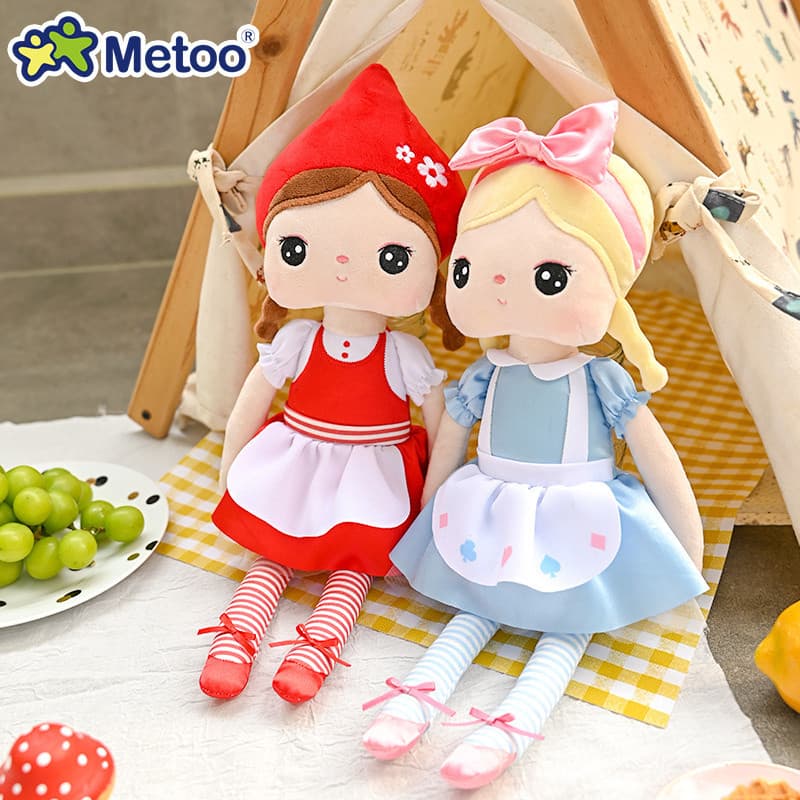 Original Metoo Angela Plush Catoon Figura Boneca Feminina Bonito Alice Maid Toys , Presentes Para Crianças