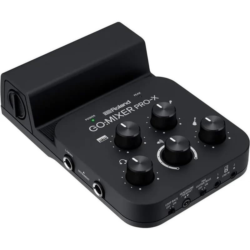 Interface De Áudio Para Celular Pc Live Roland Go Mixer Pro-X Preto
