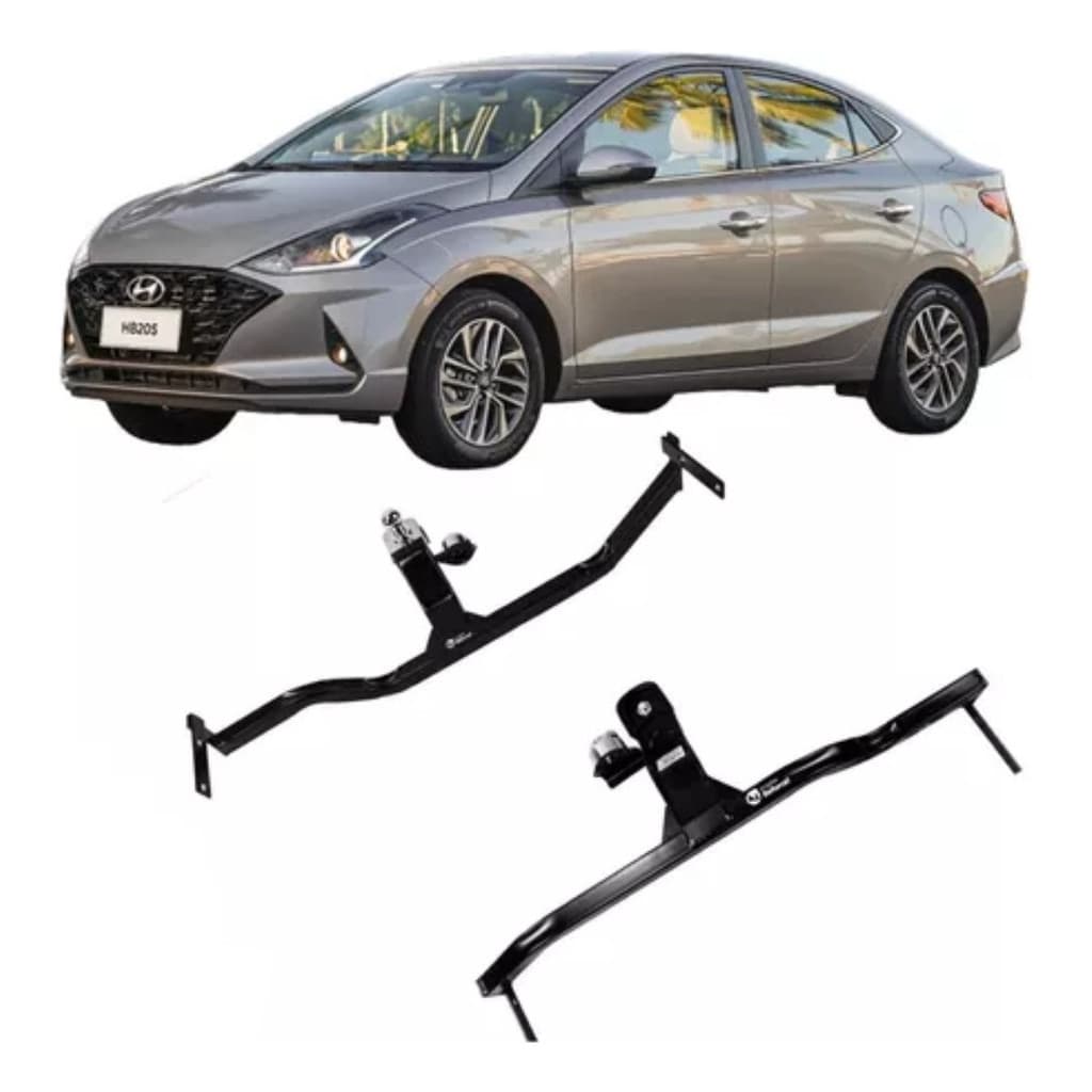 Engate Reboque Rabicho Hb20 Sedan 2020 2021 2022 2023 Fixo Produto de Qualidade