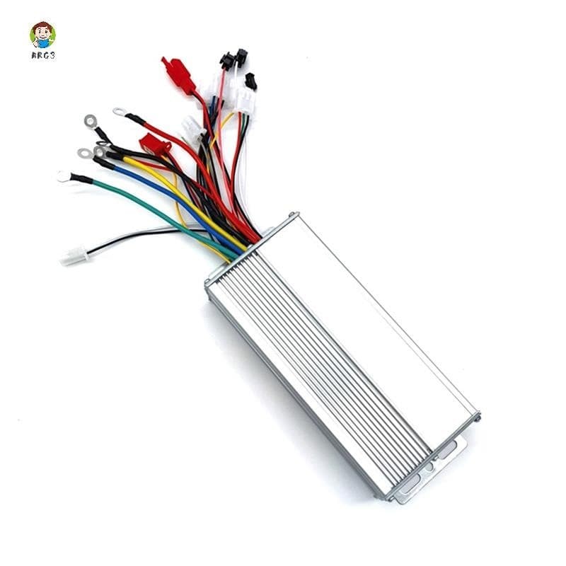 48V 60V 64V 800W Controlador De Motor Hub Prateado De Liga De Alumínio 15Mos MAX 35A Para Motocicleta Elétrica E-Scooter Bldc