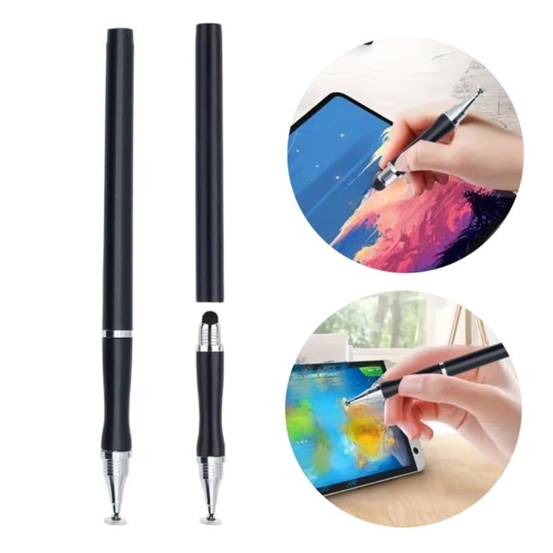 UTAKEE 2 Em 1 Caneta De Toque Capacitiva De Sensibilidade Leve Com Controle Superior Para Dispositivo Móvel Touch Interf