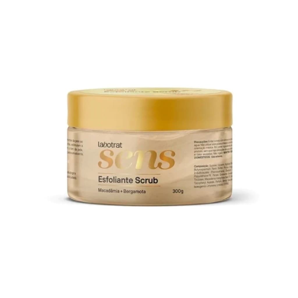 Esfoliante Scrub Macadamia & Bergamota Labotrat SENS 300g