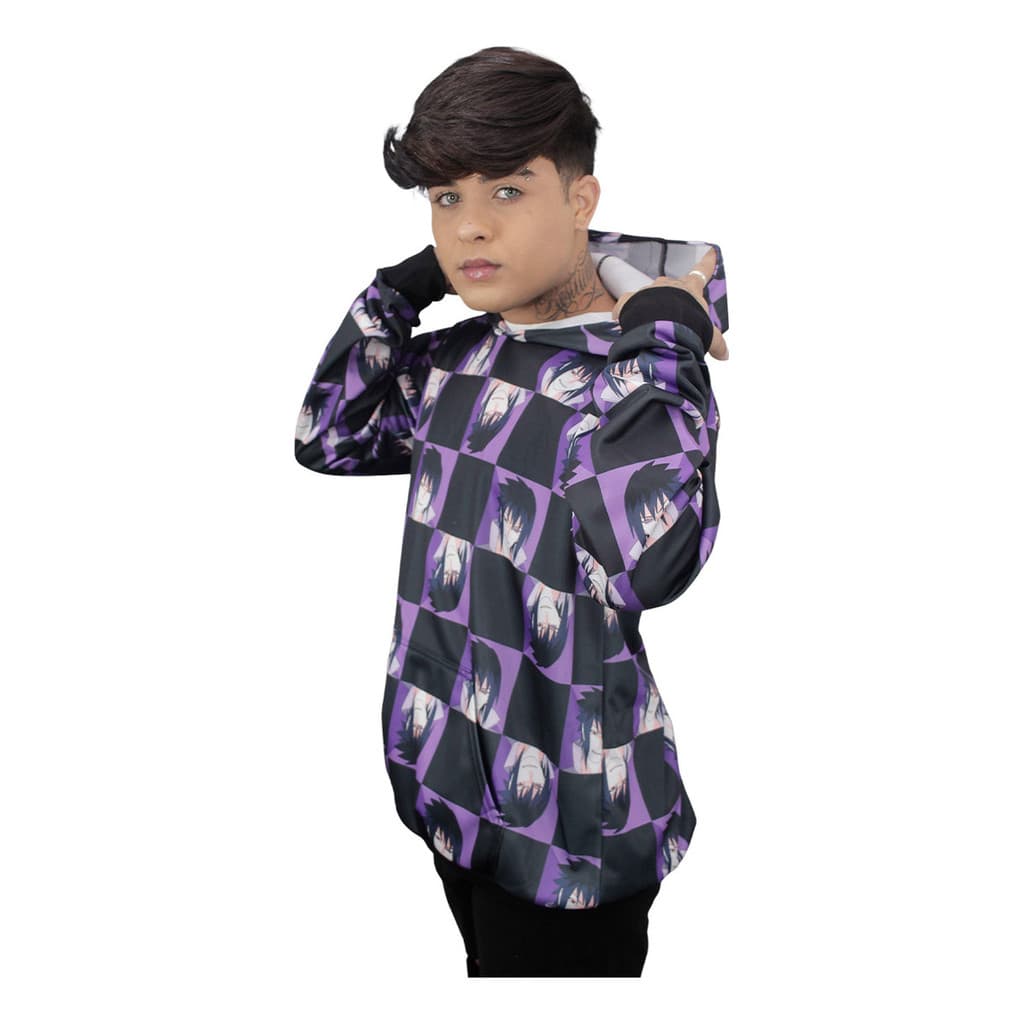 Casaco Moletom Filme Desenhos Anime Japones Quadrinhos Xadrez Ninja Blusa Frio Envio Imediato