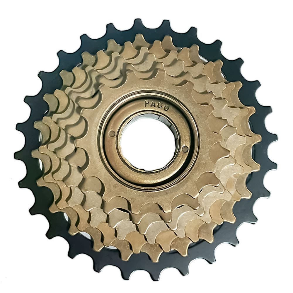 Catraca Bicicleta Roda Livre 7v 14/28D Dourada 21v Paco