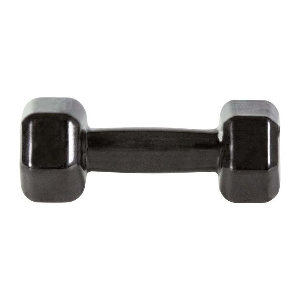 Halter Sextavado Academia Revestido Emborrachado Ferro Fundido 3kg