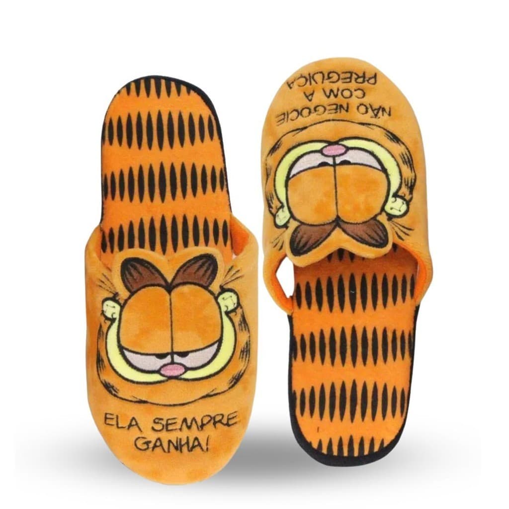 Pantufa Chinelo de Quarto Garfield Nickelodeon