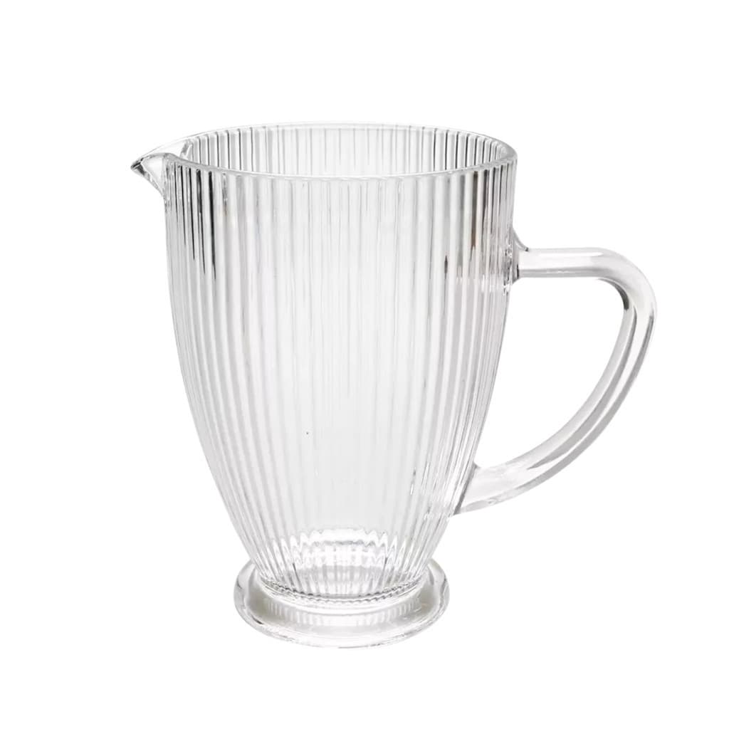 Jarra De Suco Design Canelado Resistente 1,2 Litros Versátil Suco Água Cozinha