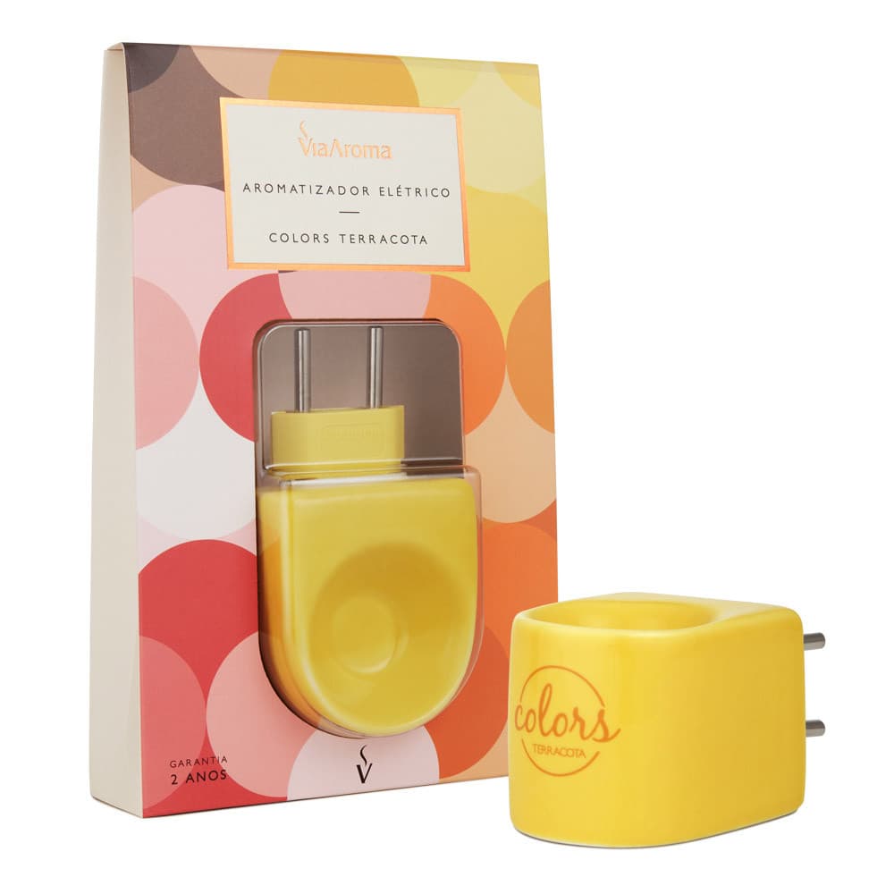 Aromatizador Elétrico Colors Via Aroma - Bivolt: Elegância, Estilo E Bem-estar No Seu Ambiente