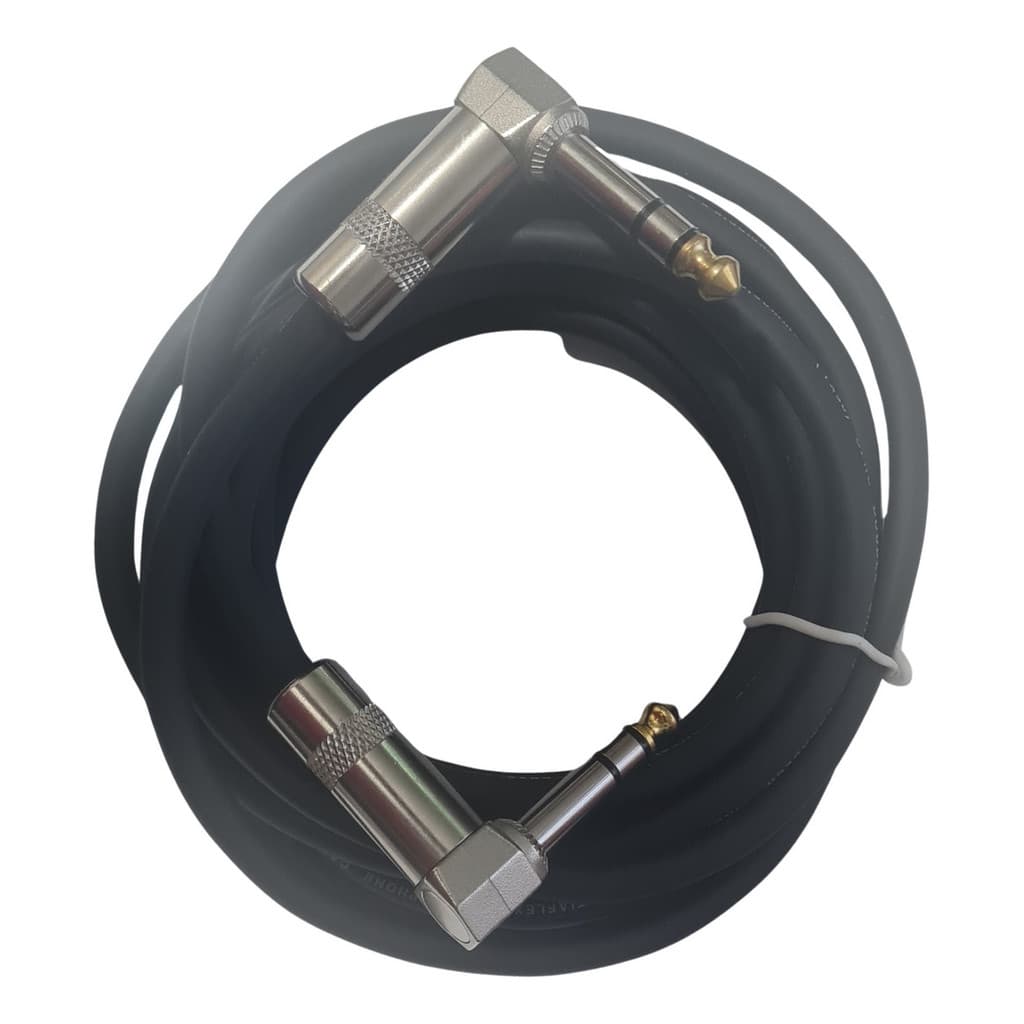 Cabo P10 Stereo X P10 Stereo 2m - Balanceado 90graus