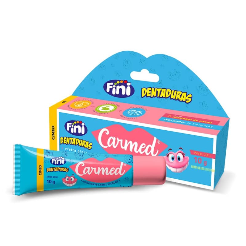 Kit Pasta Dente + Enx Bucal + Hidratan Carmed Fini Dentadura
