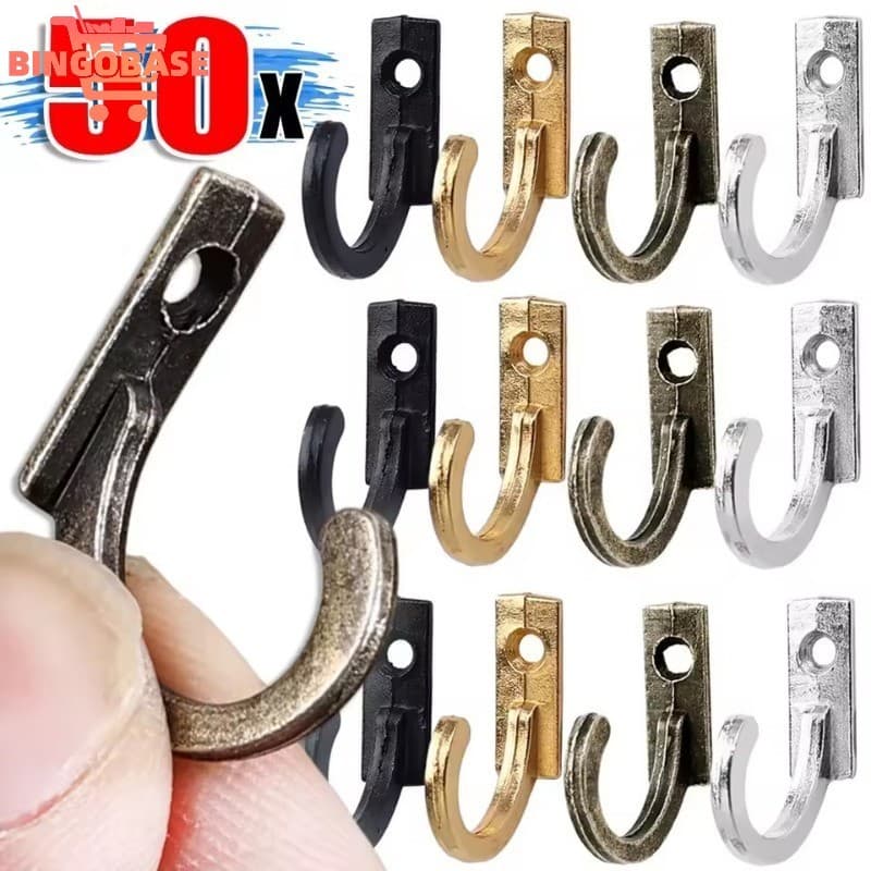 Retro Mini Gancho Com Parafusos-Chaves De Parede Da Porta Corda De Cabelo Pendurado Rack De Armazenamento-Acessórios De