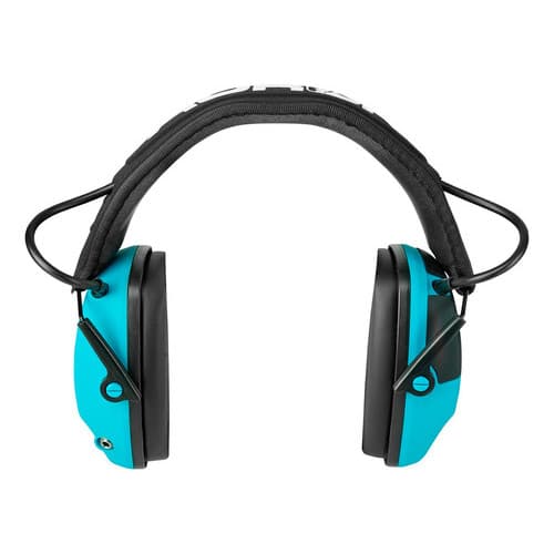Abafador Protetor Auricular Eletronico Aurok Sport Whisper 22 Decibéis Ajustavel Cor Azul
