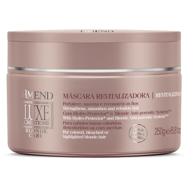 Máscara Luxe Creations Blonde Care Amend 250g