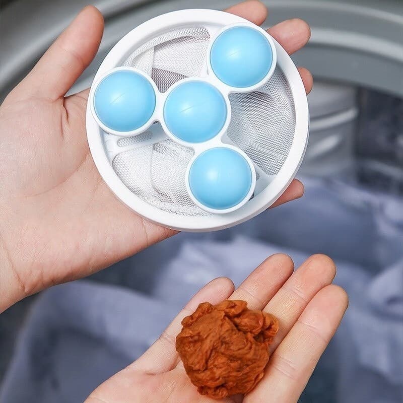 Filtro Coletor de Pelos Fiapos e Cabelos Para Maquina Lava Roupas Saco Flutuante Para Remover Resíduos de Lavagem