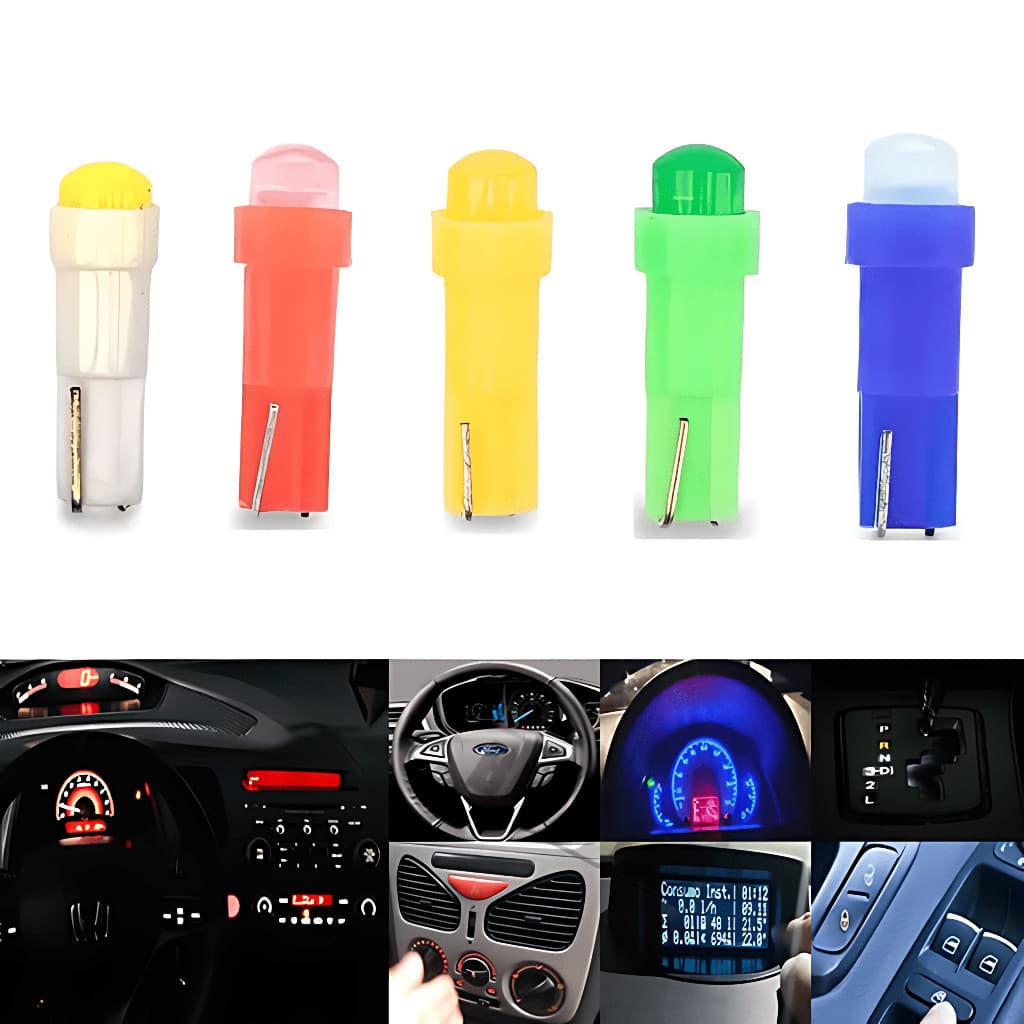 Lampada de Led Pinguinho T5 Cob Painel Carro Moto Pinguinho Universal - 1 Unidades