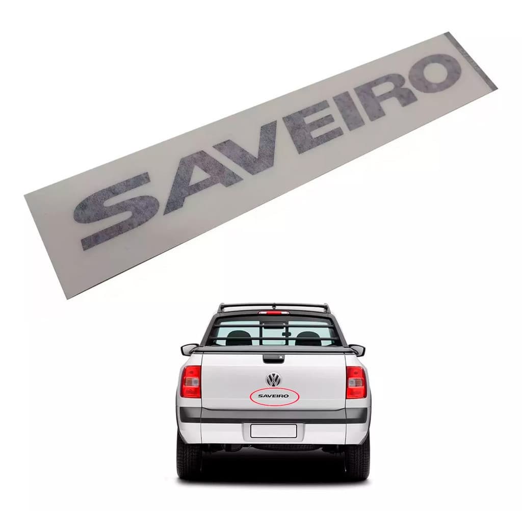 Adesivo Tampa Traseira Saveiro G5 G6 Original Volkswagen