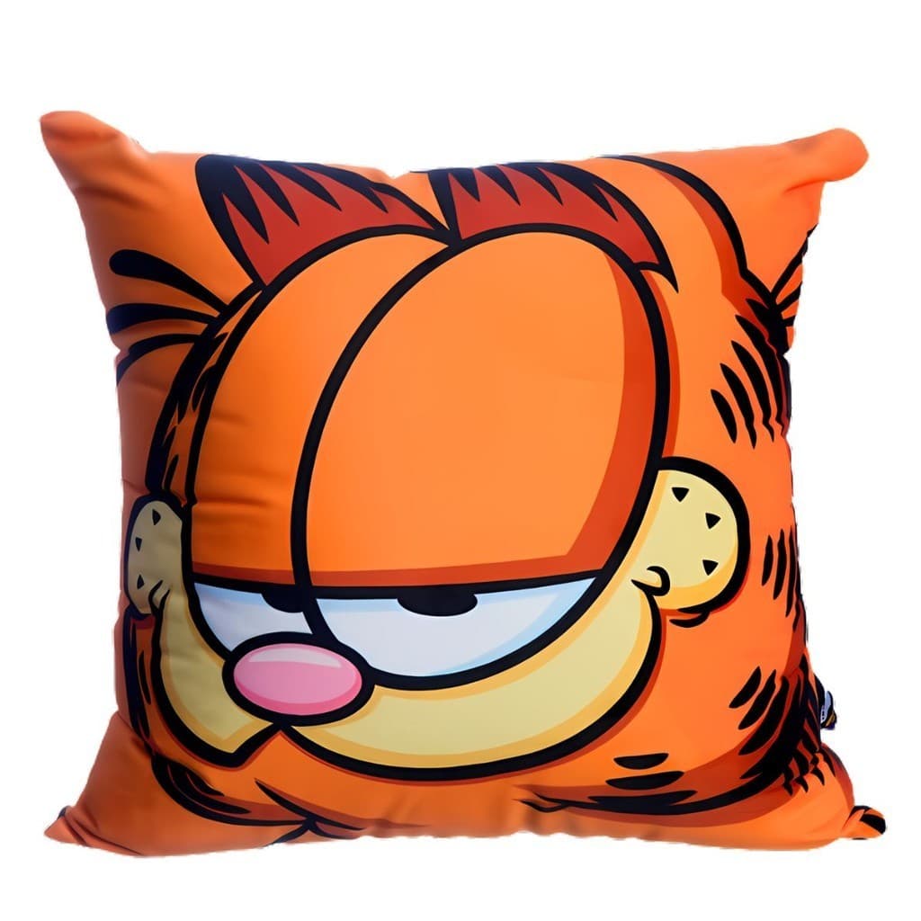 Almofada Quadrada 40x 40cm Veludo Garfield Faces - Nickelodeon