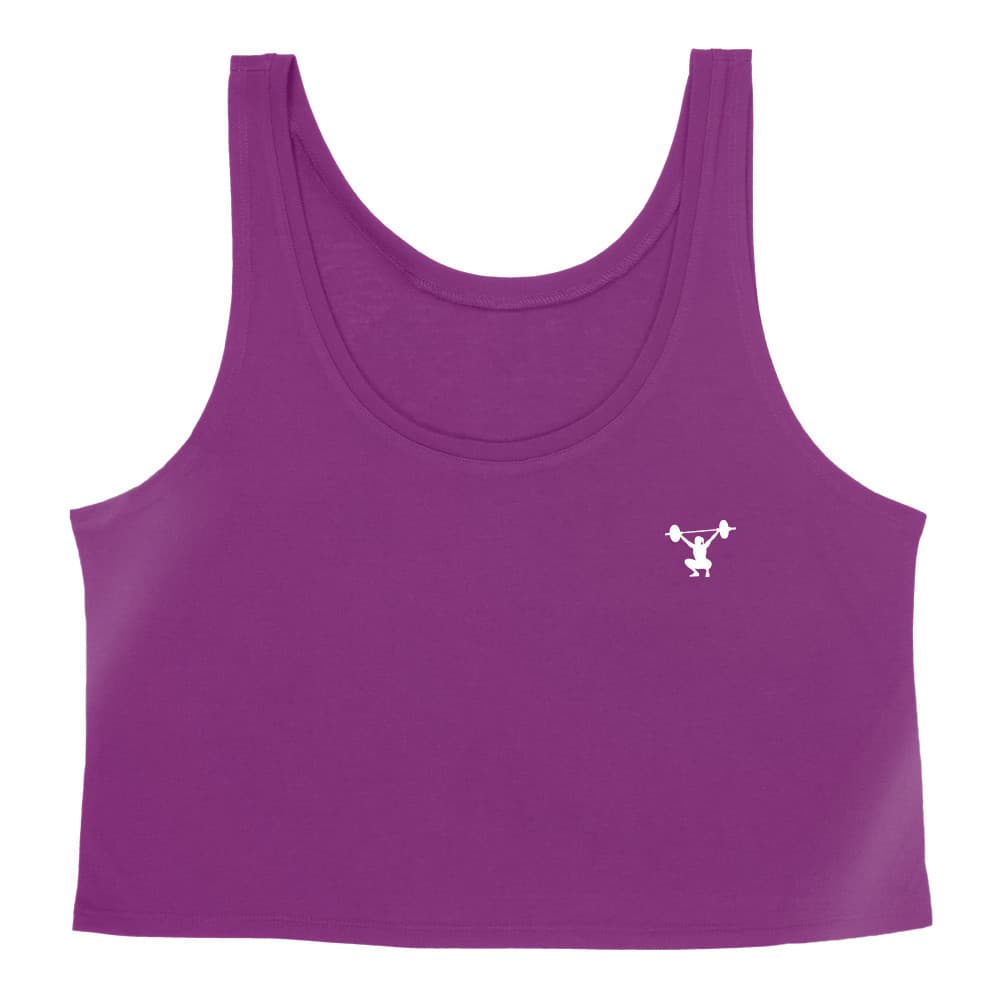 Cropped Feminino Regata Good Look Fitness Academia Estampada Agachamento