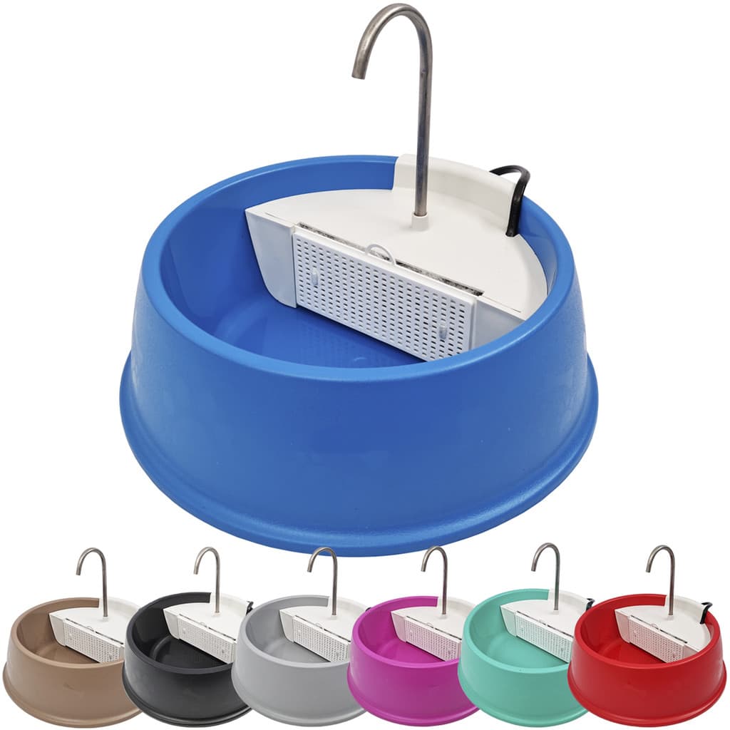 Bebedouro Fonte Modelo Joy 1,5 Litros Pet Cachorro Cães Carvão Filtro Água Automática Furacão Pet