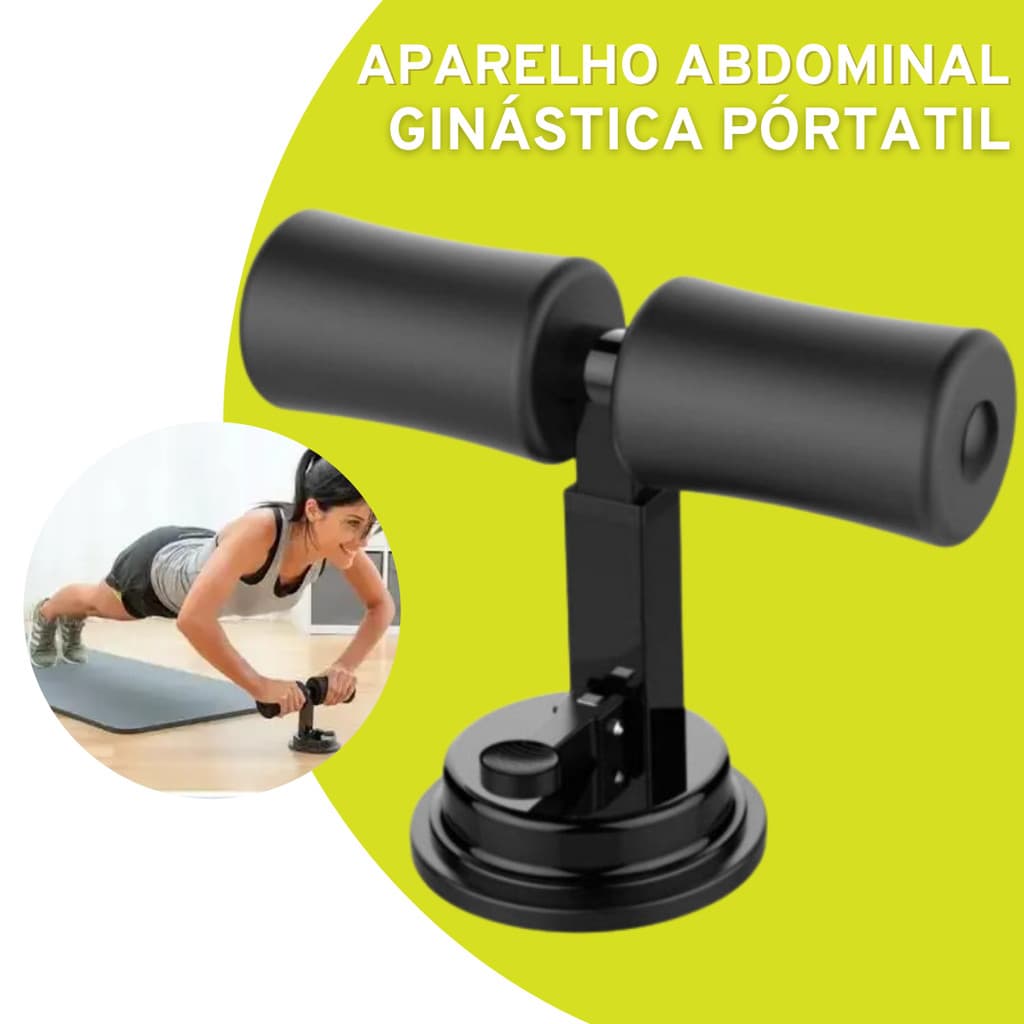 Aparelho Abdominal com Ventosa Ginástica Portátil