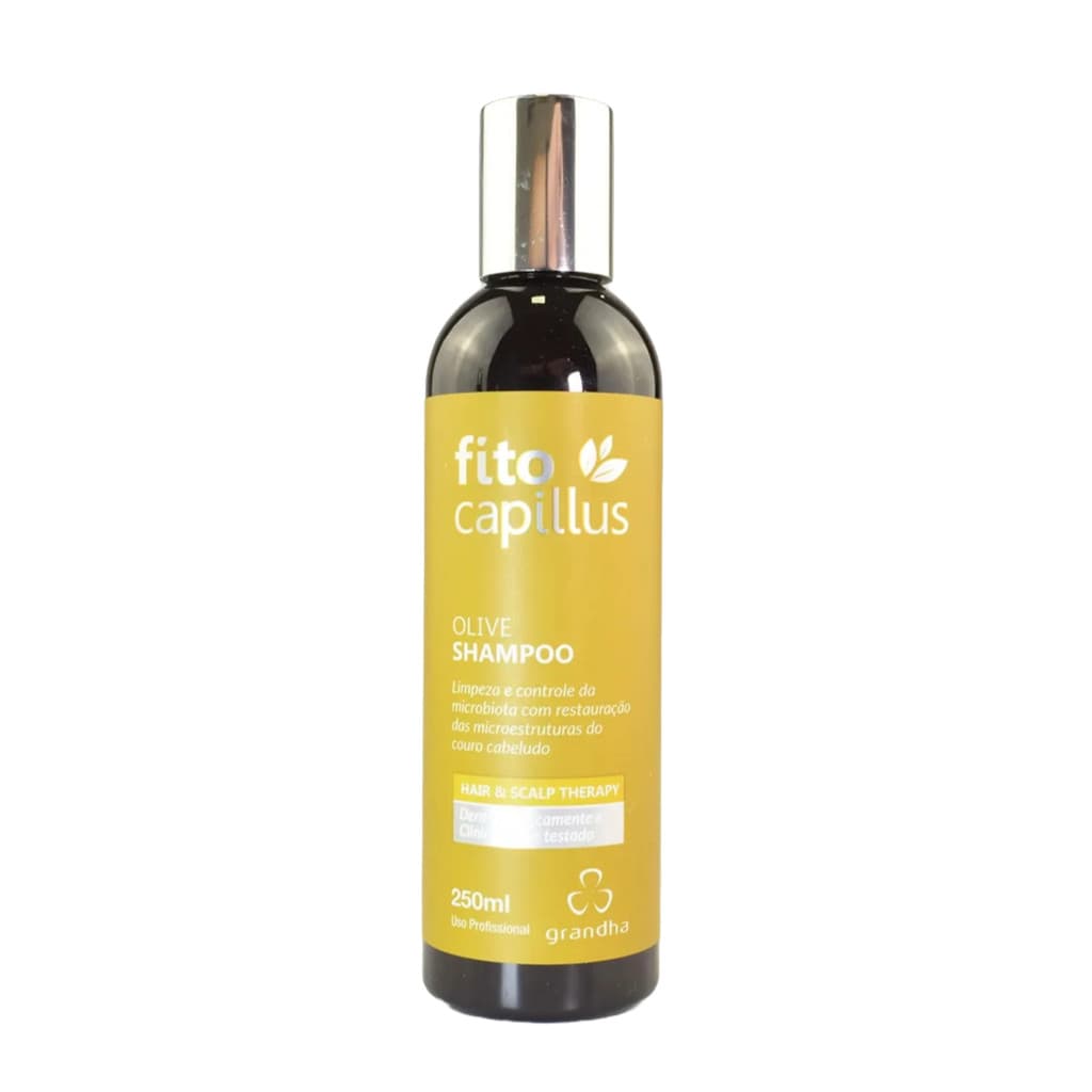 Olive Shampoo Fito Capillus Olive 250ml Limpeza Raízes Oleosas e Pontas Secas