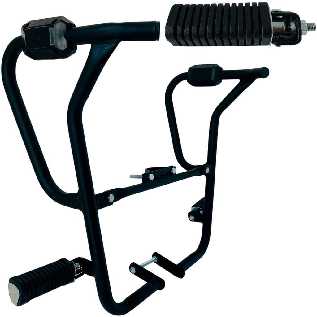 Crosser 150 Modelo 2024 Protetor Carenagem Motor Tanque Pedal Mata Cachorro com Pedaleira Retrátil Moto