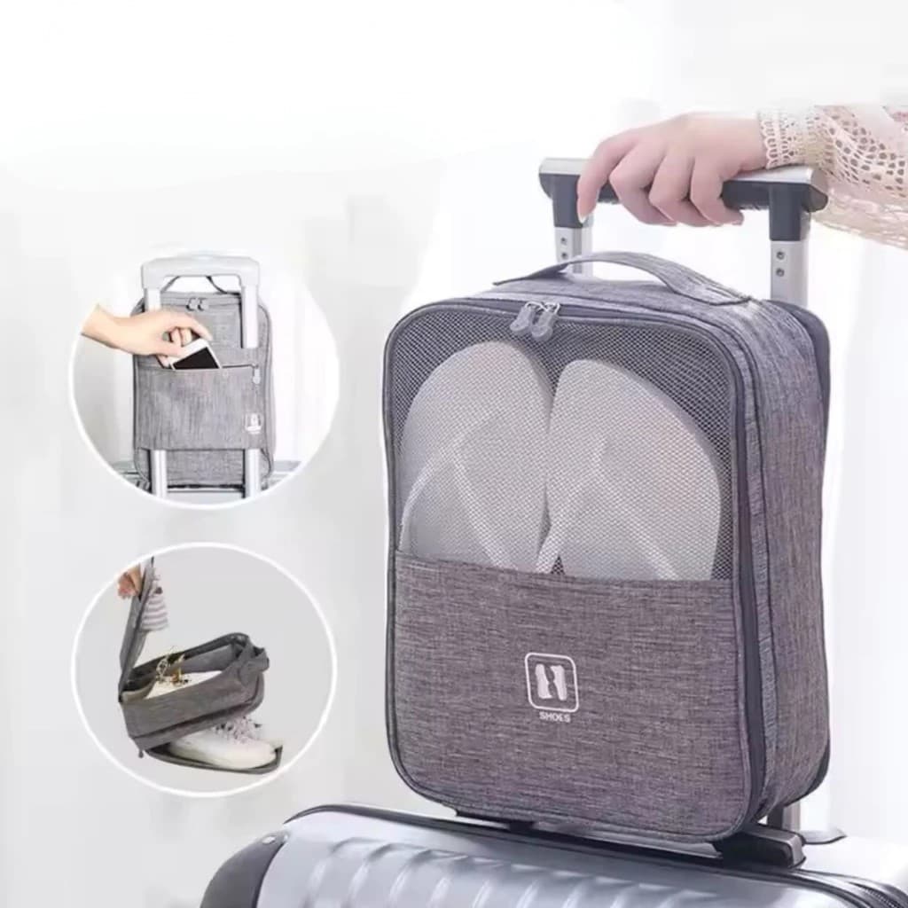 Necessaire Organizador Bolsa Porta Sapato Mala Academia Viagem Passeio Academia Organizadora Armário Gaveta