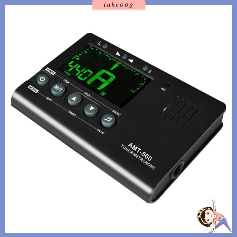 TAKE03 Afinador Metrônomo Digital Gerador Ferramenta Musical Preciso