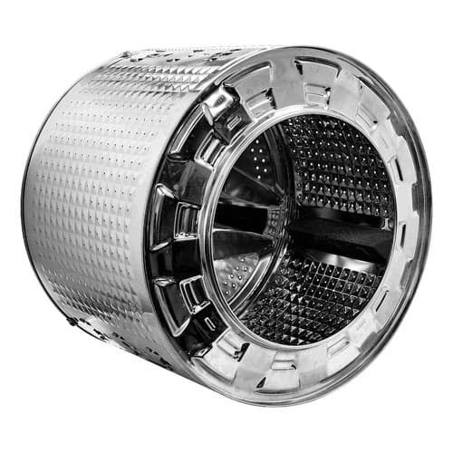 CESTO INOX ORIGINAL COM EIXO TRIPE / CRUZETA E PA BATEDOR LAVA SECA SAMSUNG DIAMOND DRUM WD106 WD10