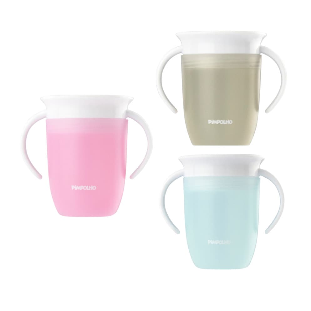 Copo de Treinamento 360 Pimpolho LISO com Alça 210ml