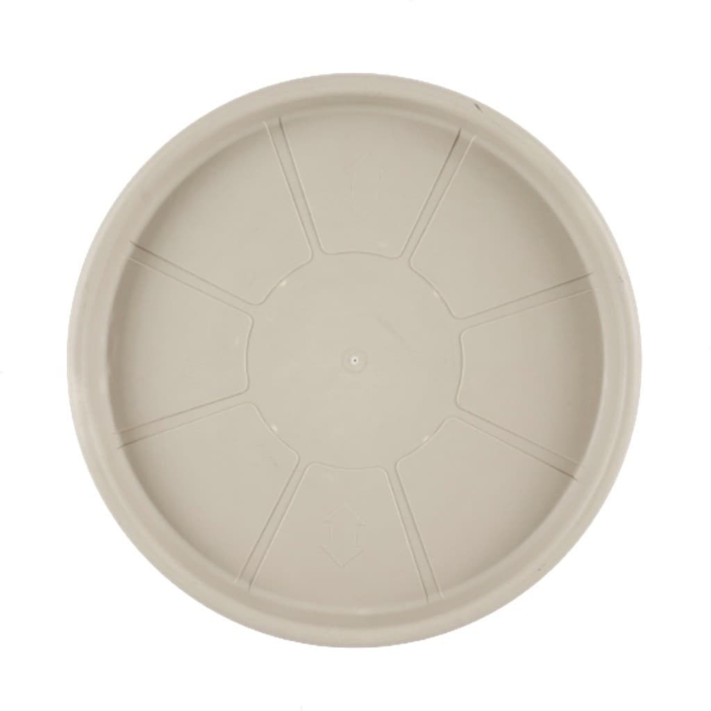 Suporte C/ Rodinhas Prato Para Vaso Em Abs 30cm Varias Cores