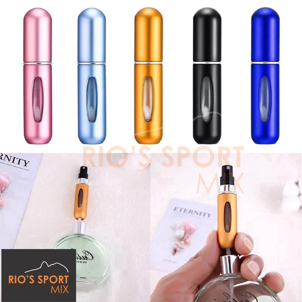 Porta Perfume Portátil Mini Borrifador Para Bolsa Viagem Frasco 5 ml