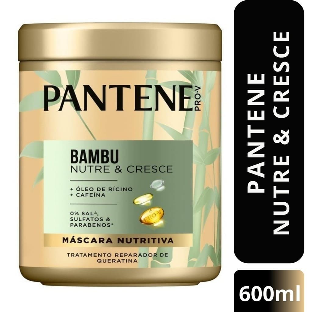 Máscara Tratamento Bambu Nutre E Cresce 600ml Pantene