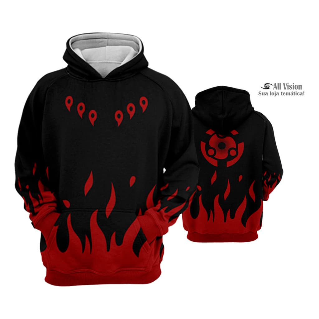 Blusa Moletom Susanoo Sasuke Anime Casaco Frio Envioimediato