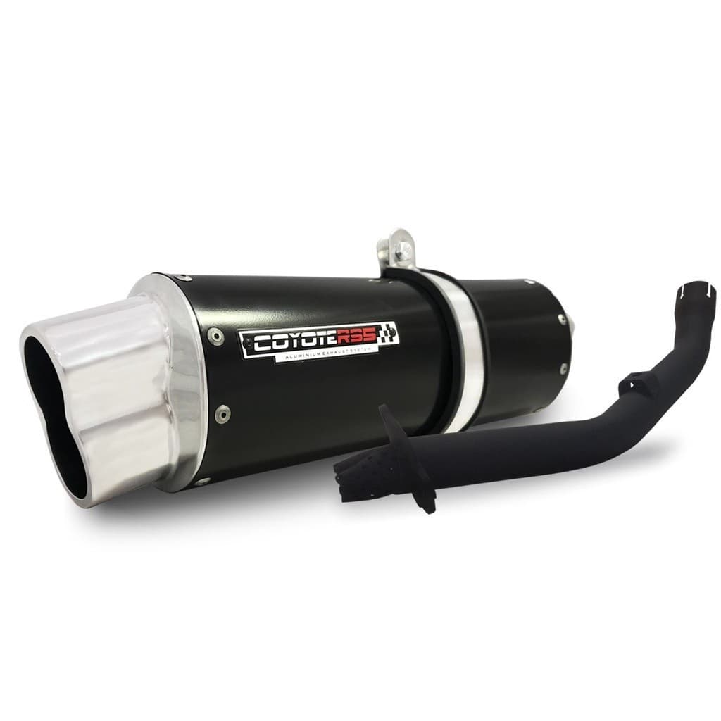 Escape / Ponteira Coyote RS5 Boca 8 Aluminio Oval - XRE 300 - Honda
