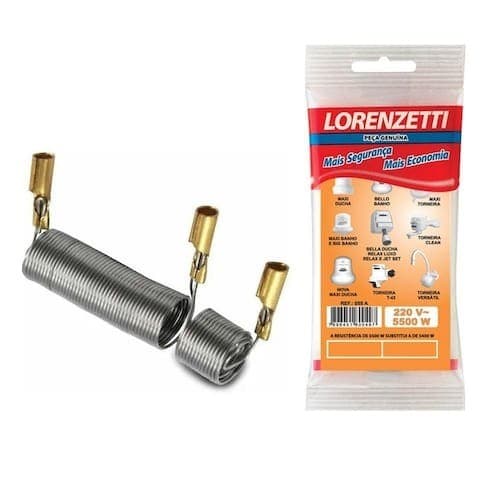 Kit 2 Unid. Resistência Maxi Ducha 5500w 220v Lorenzetti