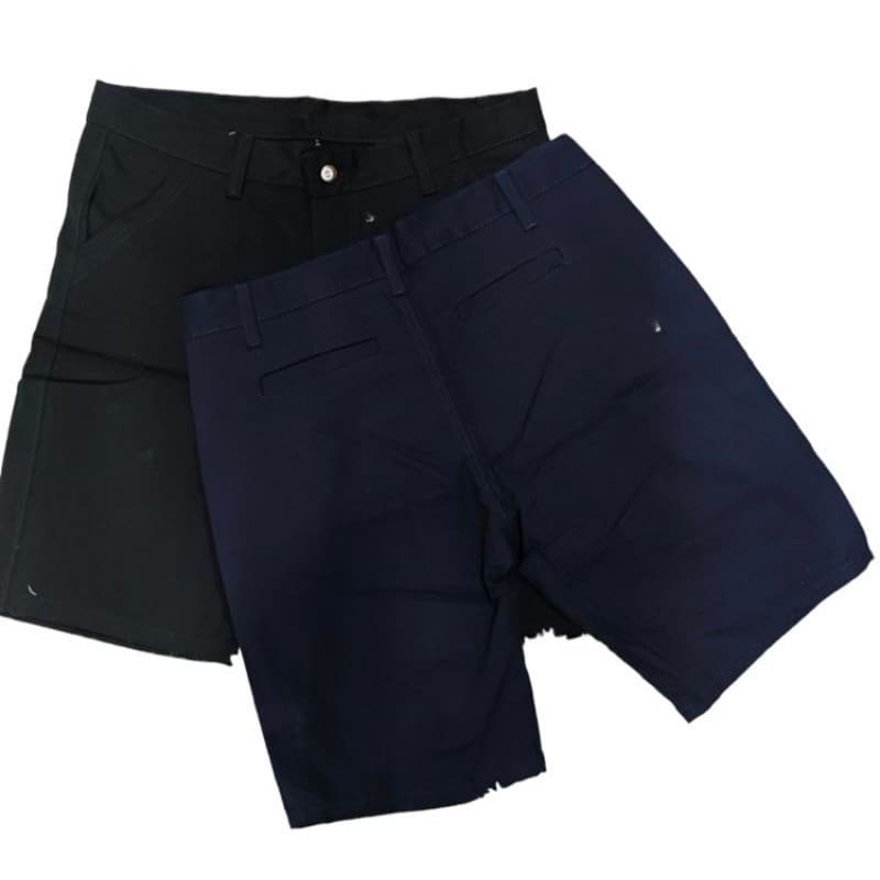 Kit 2 Bermudas Masculinas Sarja Sport Fino Alfaiataria com Lycra 36 ao 48