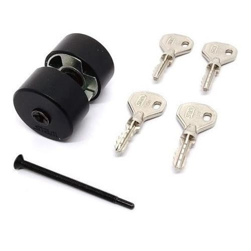 Cilindro Miolo Tambor Stam Tetra 1500/1600 Preto 4 Chaves Para Fechaduras GRANDES - Máquinas 55mm