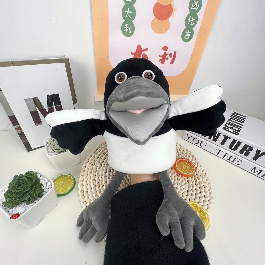 Wow Inglês Steve e Maggie Crow Stuffed Animal Boneca De Pelúcia