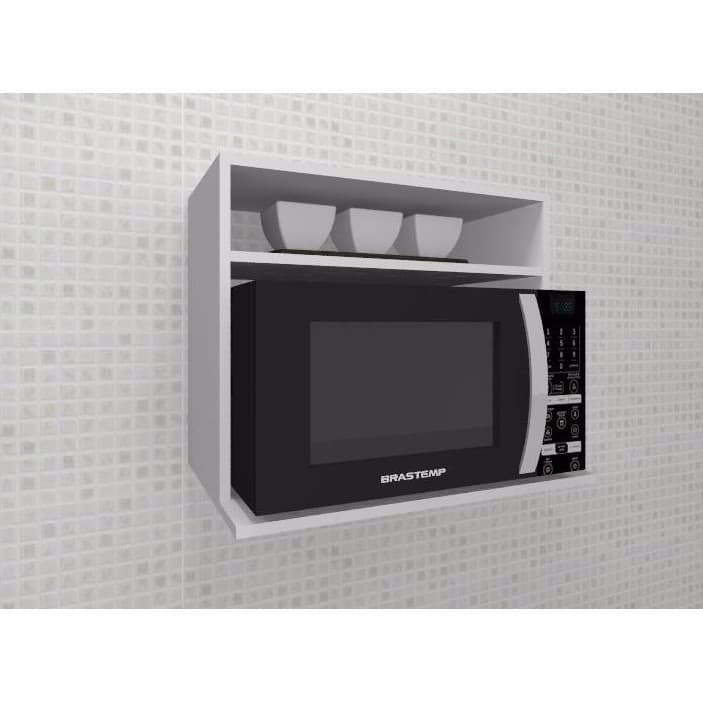 Suporte Microondas 60x50x40-30 Nicho Prateleira Mdf .